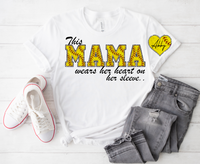 This mama sports tee personalized