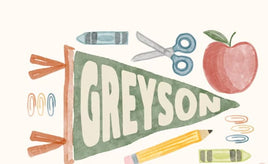 School Themed- Custom name