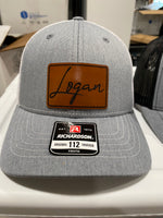 Leather Patch Hat/Beanie