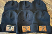 Leather Patch Hat/Beanie