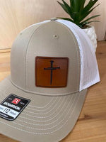 Leather Patch Hat/Beanie