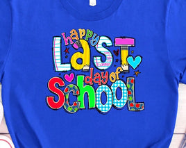 Happy last day of school multi