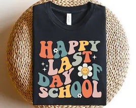 Happy last day of school retro