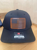 Leather Patch Hat/Beanie