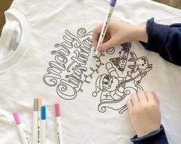 Christmas coloring shirt