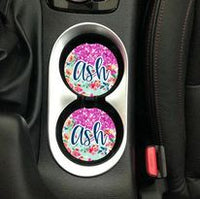 Personalized Car Coaster set