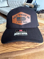 Leather Patch Hat/Beanie