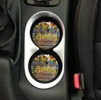 Personalized Car Coaster set