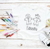 Christmas coloring shirt