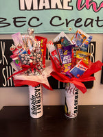 Valentine Tumbler Candy Bouquet