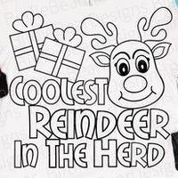 Christmas coloring shirt
