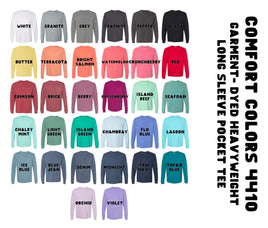 Comfort Colors 4410 Longsleeve with Pocket
