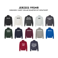 Personalized Quarter zip bow