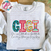 Personalized Faux Embroidery