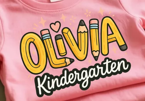 School Themed- Custom name| BEC Creations & Designs