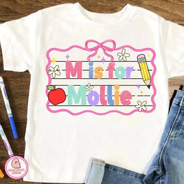 School Themed- Custom name