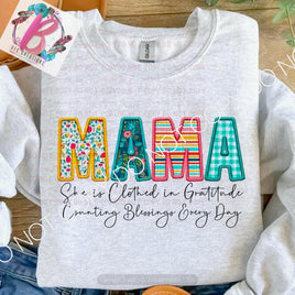 Personalized Faux Embroidery
