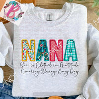 Personalized Faux Embroidery