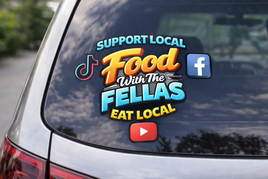 Food with the Fellas Decal