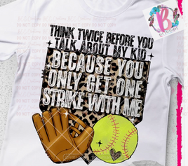 Softball strike