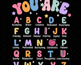 YOU ARE: Alphabet