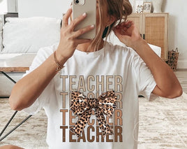 Teacher- lepoard bow