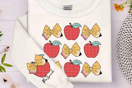 Apples with bows