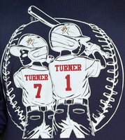 Sport custom team silhouette
