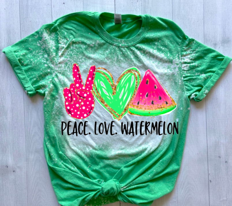 peace love watermelon