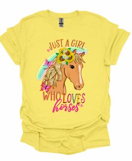 just a girl who loves horses