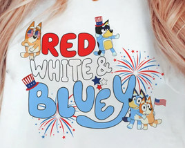 red white and blue y