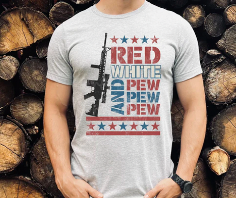 red white and pew pew pew