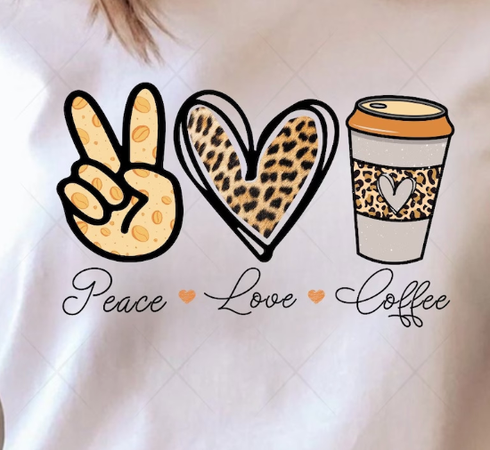 peace love coffee