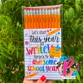 Personalized pencils