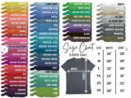 Gildan soft color chart