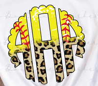 baseball/softball monogram