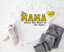 Load image into Gallery viewer, This mama sports tee personalized
