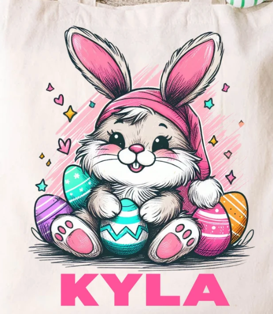 Personalized Easter bag