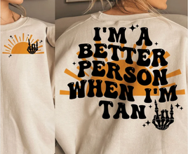 better person tanned