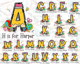 Alphabet Pencil name