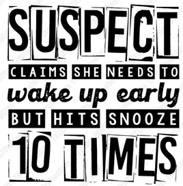 suspect