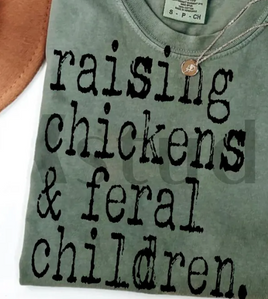 raising chicken feral children