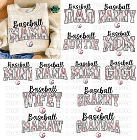 Baseball Family Personalization