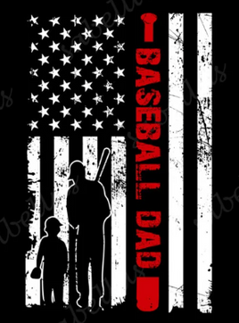 Baseball Dad flag