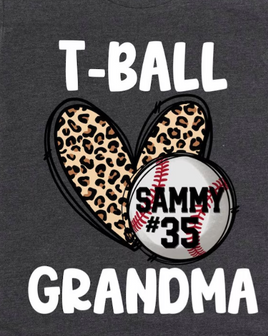 T-ball Personalized with any name