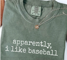 Apparently I like baseball