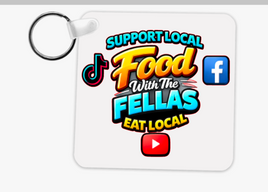 Food with the Fellas keychain