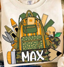 School Themed- Custom name