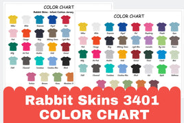 Toddler/Youth Color Chart