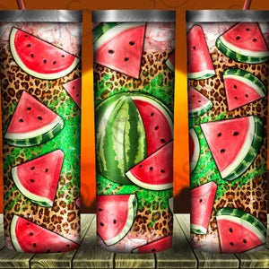 watermelon slices tumbler